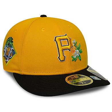 Men's New Era Gold/Black Pittsburgh Pirates 2026 Spring Training Low Profile 59FIFTY Fitted Hat
