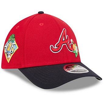 Men's New Era Red/Navy Atlanta Braves 2026 Spring Training M-Crown 39THIRTY Flex Hat