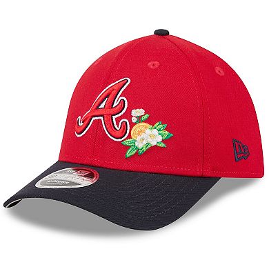 Men's New Era Red/Navy Atlanta Braves 2026 Spring Training M-Crown 39THIRTY Flex Hat