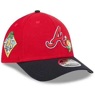 Men's New Era Red/Navy Atlanta Braves 2026 Spring Training M-Crown 39THIRTY Flex Hat