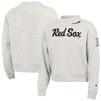 Women's Champion Stone Boston Red Sox Triumph Tri-Blend Sweatshirt