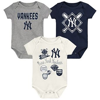 Infant Outerstuff New York Yankees Home Plate 3 pc Creeper Set
