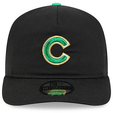 Men's New Era Black Chicago Cubs 2026 St. Patrick's Day 19TWENTY Adjustable Hat