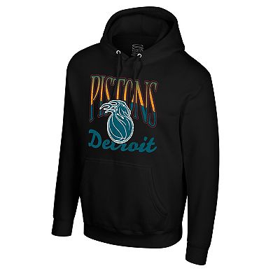 Unisex Stadium Essentials Black Detroit Pistons Sky High Hoodie