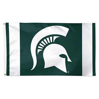 WinCraft Michigan State Spartans 3' x 5' Vertical Stripe Deluxe Single-Sided Flag