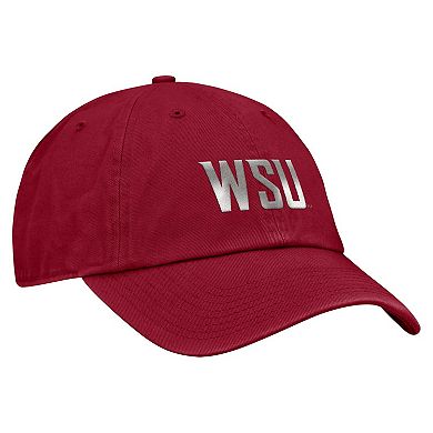 Men's Nike Crimson Washington State Cougars Club Adjustable Hat