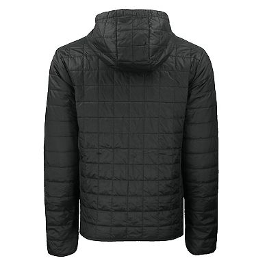 Men's Cutter & Buck Black Air Force Falcons Rainier Eco PrimaLoft Hooded Full-Zip Jacket