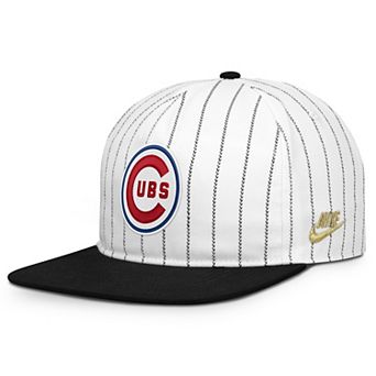 Men's Nike White/Black Chicago Cubs Cooperstown Collection Pro Adjustable Hat