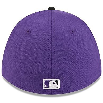 Men's New Era Purple/Black Colorado Rockies 2026 Spring Training M-Crown 39THIRTY Flex Hat