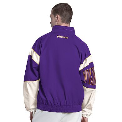 Men's Starter Purple Minnesota Vikings The Gust Full-Zip Hoodie