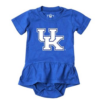 Girls Infant Wes & Willy Royal Kentucky Wildcats Skirted Bodysuit