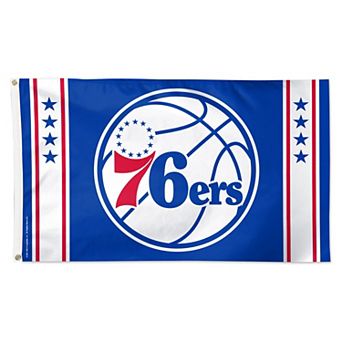 WinCraft Philadelphia 76ers 3' x 5' Vertical Stripe Deluxe Single-Sided Flag