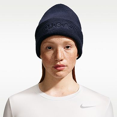 Unisex Nike ACG Navy Team USA Cuffed Knit Hat