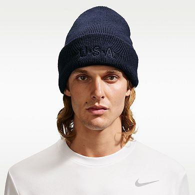 Unisex Nike ACG Navy Team USA Cuffed Knit Hat