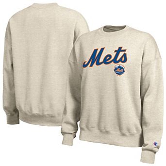 Women's Champion Oatmeal New York Mets All-Star Sweatshirt