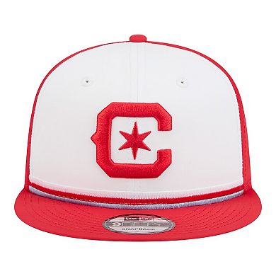 Men's New Era White Chicago Fire 2026 Jersey Hook 9FIFTY Snapback Hat