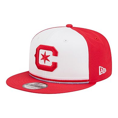 Men's New Era White Chicago Fire 2026 Jersey Hook 9FIFTY Snapback Hat