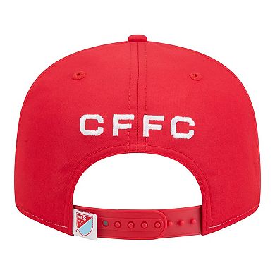 Men's New Era White Chicago Fire 2026 Jersey Hook 9FIFTY Snapback Hat