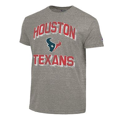 Men's Champion Charcoal Houston Texans Ultimate Tri-Blend T-Shirt