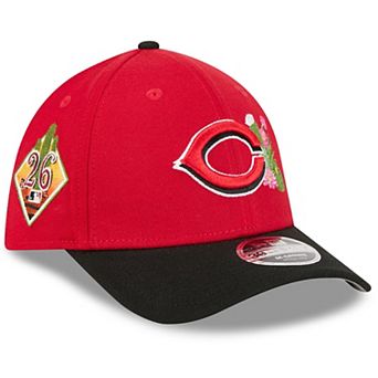 Men's New Era Red/Black Cincinnati Reds 2026 Spring Training M-Crown 39THIRTY Flex Hat