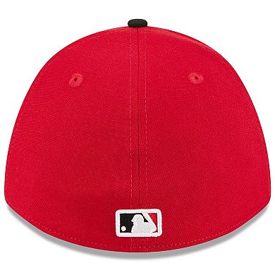 Men's New Era Red/Black Cincinnati Reds 2026 Spring Training M-Crown 39THIRTY Flex Hat