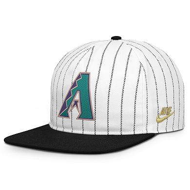Men's Nike White/Black Arizona Diamondbacks Cooperstown Collection Pro Adjustable Hat