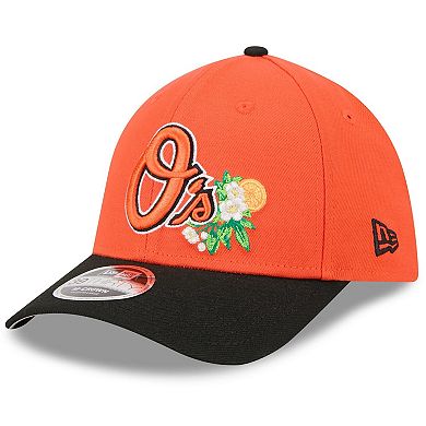 Men's New Era Orange/Black Baltimore Orioles 2026 Spring Training M-Crown 39THIRTY Flex Hat