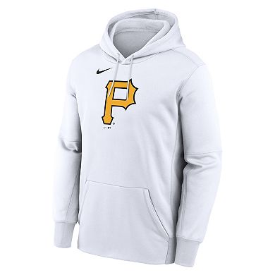 Men's Nike White Pittsburgh Pirates Logo Club Hoodie