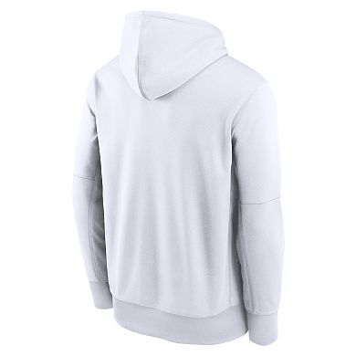 Men's Nike White Pittsburgh Pirates Logo Club Hoodie