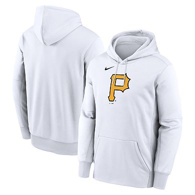 Men's Nike White Pittsburgh Pirates Logo Club Hoodie
