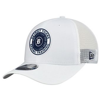 Men's New Era White Detroit Tigers 2026 Spring Training Fan Pack 9SEVENTY Adjustable Trucker Hat
