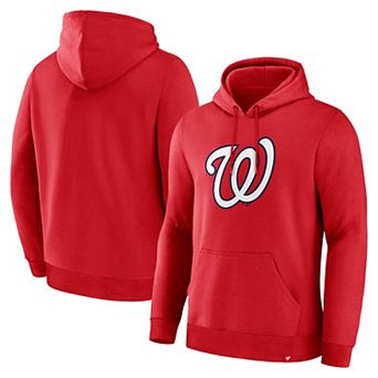 Men's Fanatics Red Washington Nationals Primary Logo Legacy Hoodie