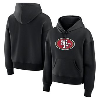 Women's Fanatics Black San Francisco 49ers Essential Legacy Hoodie