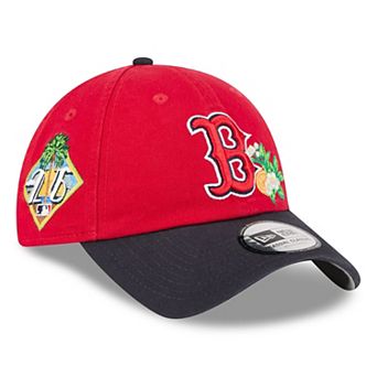 Men's New Era Red/Navy Boston Red Sox 2026 Spring Training Casual Classic Adjustable Hat