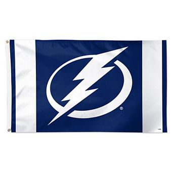 WinCraft Tampa Bay Lightning 3' x 5' Logo Stripe Deluxe Single-Sided Flag