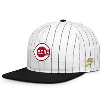 Men's Nike White/Black Cincinnati Reds Cooperstown Collection Pro Adjustable Hat