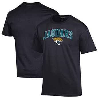 Men's Champion Black Jacksonville Jaguars Arch Over Logo T-Shirt