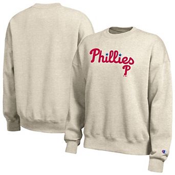 Women's Champion Oatmeal Philadelphia Phillies All-Star Sweatshirt