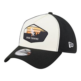 Men's New Era Stone Chicago White Sox 2026 Spring Training Fan Pack Gradient 39THIRTY Flex Hat