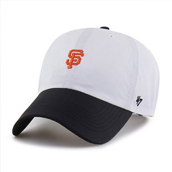Men's '47 White/Black San Francisco Giants Vista Mini Clean Up brrr� Adjustable Hat