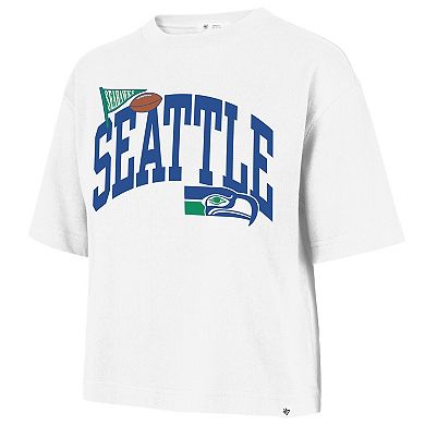 Women's '47 White Seattle Seahawks Reed City T-Shirt