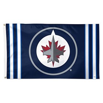WinCraft Winnipeg Jets 3' x 5' Logo Stripe Deluxe Single-Sided Flag