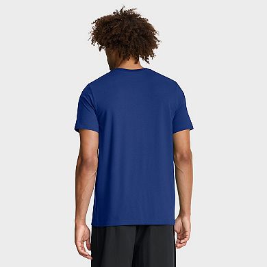 Men's Nike Royal Chicago Cubs Tri-Blend Logo T-Shirt