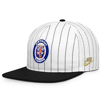 Men's Nike White/Black Detroit Tigers Cooperstown Collection Pro Adjustable Hat