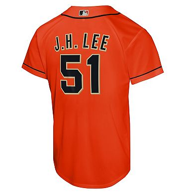 Youth Nike Jung Hoo Lee Orange San Francisco Giants Alternate Replica Jersey