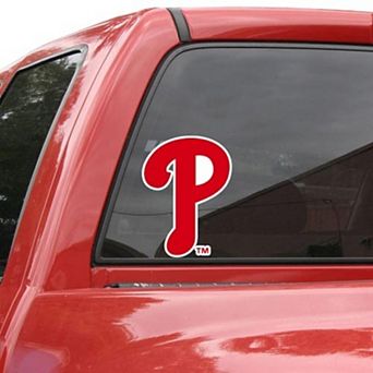 Philadelphia Phillies 8" Color Team Logo Car Decal