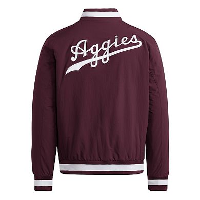 Men's adidas Maroon Texas A&M Aggies Coaches Dugout Jacket