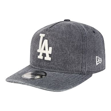 Men's New Era Navy Heather Los Angeles Dodgers Denim Classic 19TWENTY Adjustable Hat