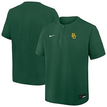 Men's Nike Green Baylor Bears Dri-FIT Quarter-Zip Windshirt