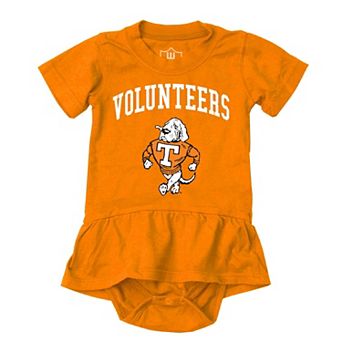 Girls Infant Wes & Willy Tennessee Orange Tennessee Volunteers Skirted Bodysuit